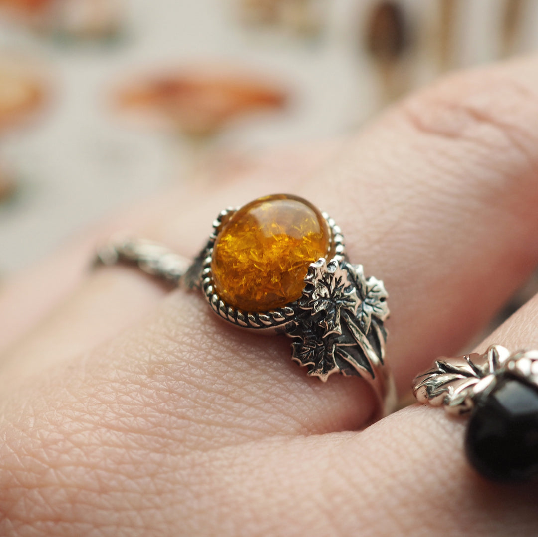 50% OFF IMPERFECT ITEM - Forest Wisdom - Faux Amber